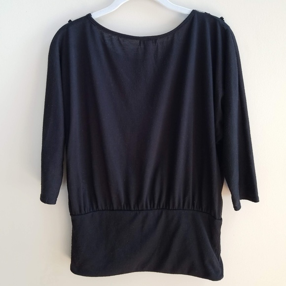 Silence and Noise Black Ribbon Top - Picture 7 of 9